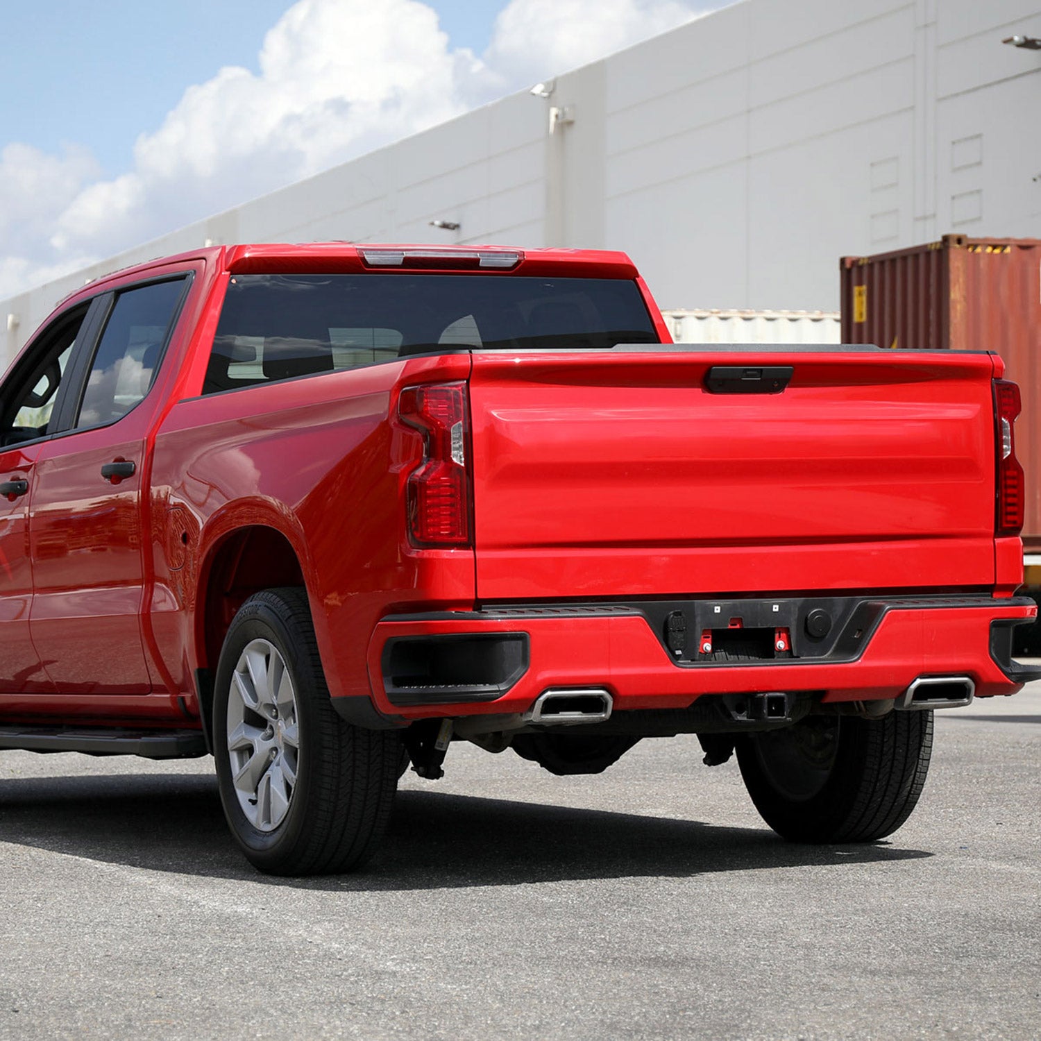 2019-2023 Chevy Silverado 1500 /2500HD/3500HD LED Tail Lights Chrome/Red