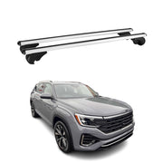 2025-2026 VW Atlas Roof Rack Cross Bars Luggage Carrier Alu Silver 2Pcs