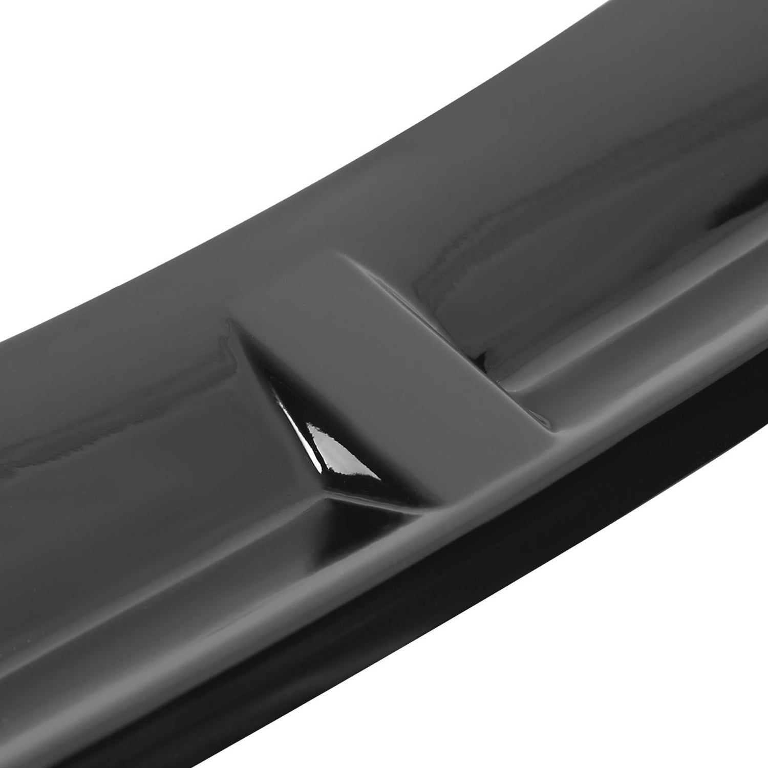 2019-2021 Mercedes Benz W205 C Class Glossy Black 3Pcs Bumper Lip Spoiler