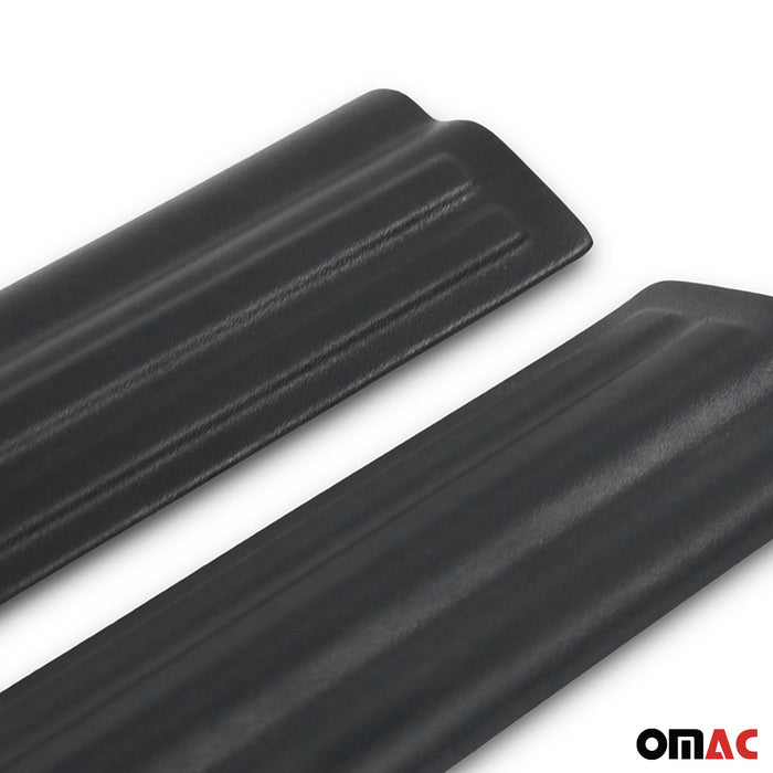 Door Sill Scuff Plate Scratch Protector for Mercedes Metris 2016-2024 ABS Black