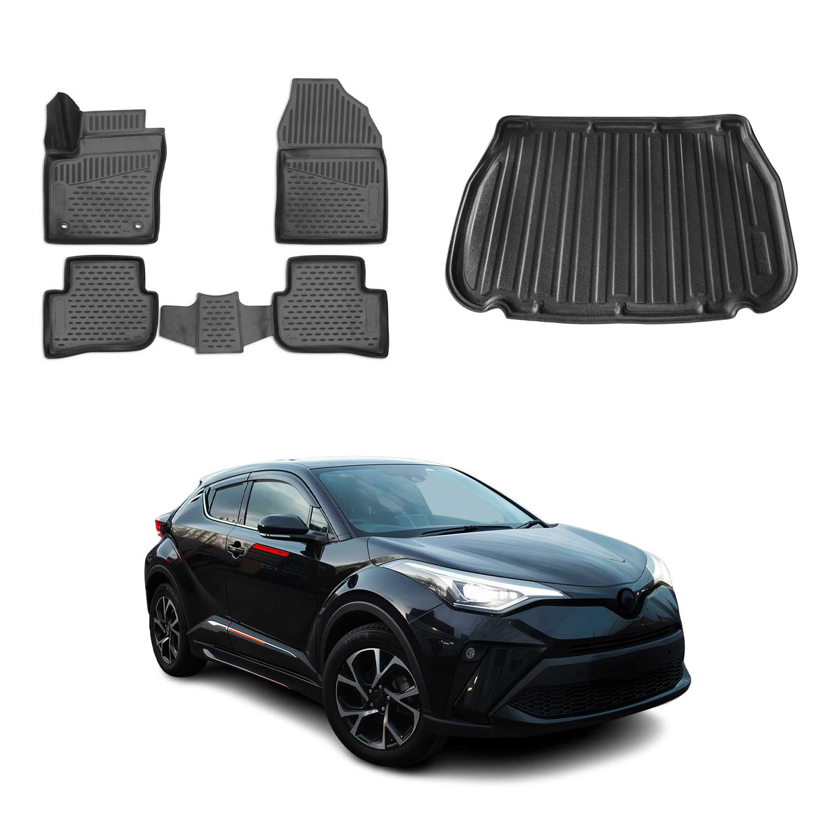 OMAC Floor Mats & Cargo Liners for Toyota C-HR 2018-2022
