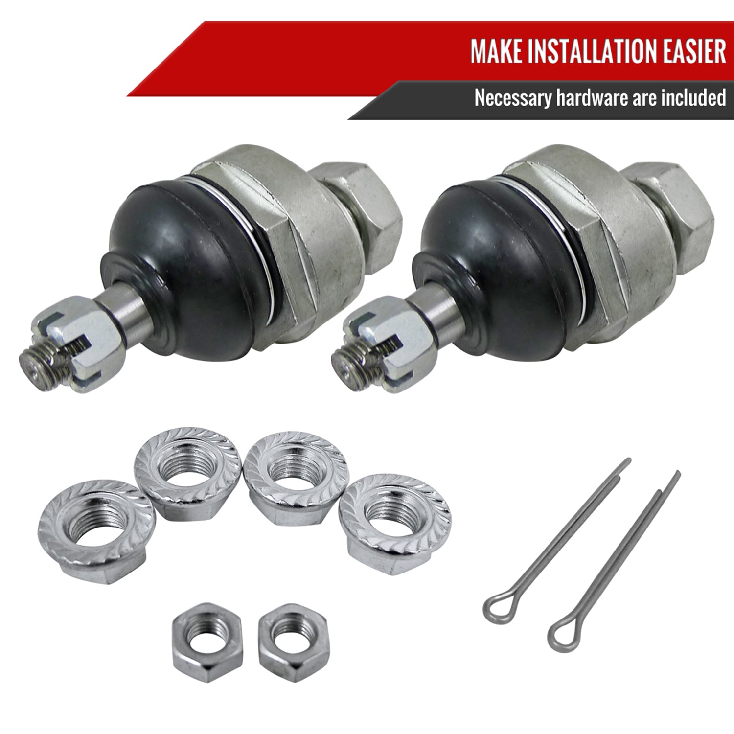 2008-2013 Honda Accord Acura TL/TSX Front Ball Joints & Rear Control Arms