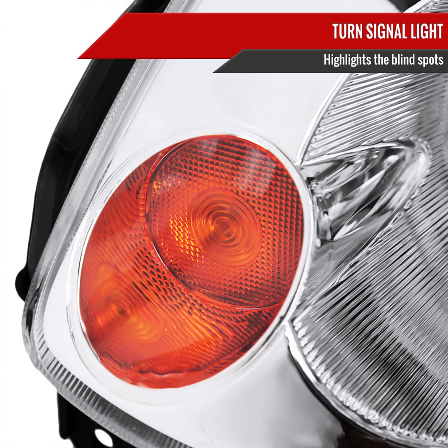 2003-2005 Infiniti G35 Coupe Factory Style Headlights Chrome/Clear Lens