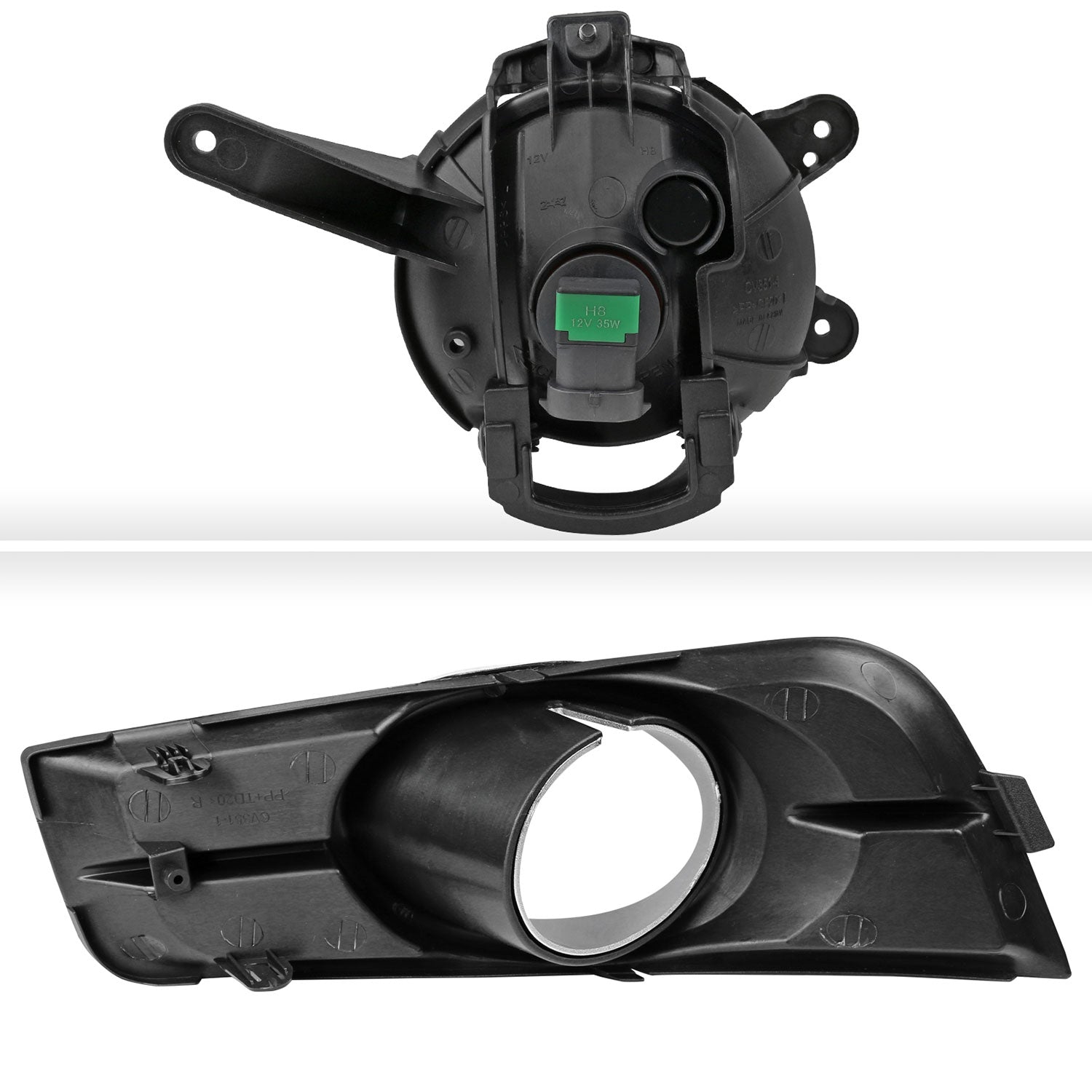 2011-2014 Chevrolet Cruze H8 Fog Lights Kit Chrome Housing/Clear Lens