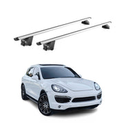 2015-2025 Porsche Macan Roof Rack Cross Bars Silver