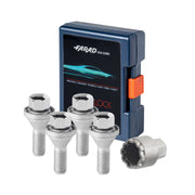 Wheel Lock Kit for LEXUS RX350 M14X1.25 Bolt Chromed 4Locks & 1Key