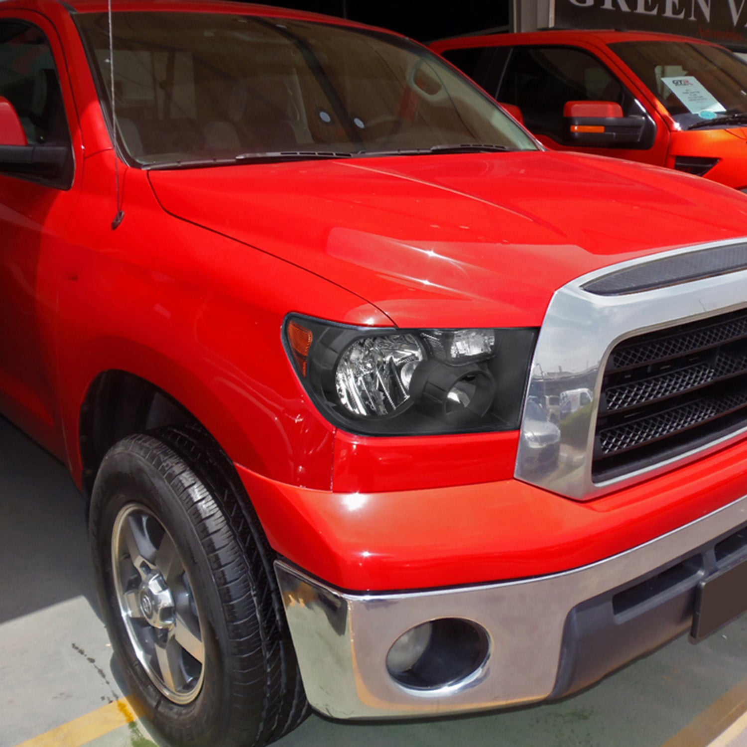 2007-2013 Toyota Tundra/ 08-2017 Sequoia Factory Headlights Amber Reflectors