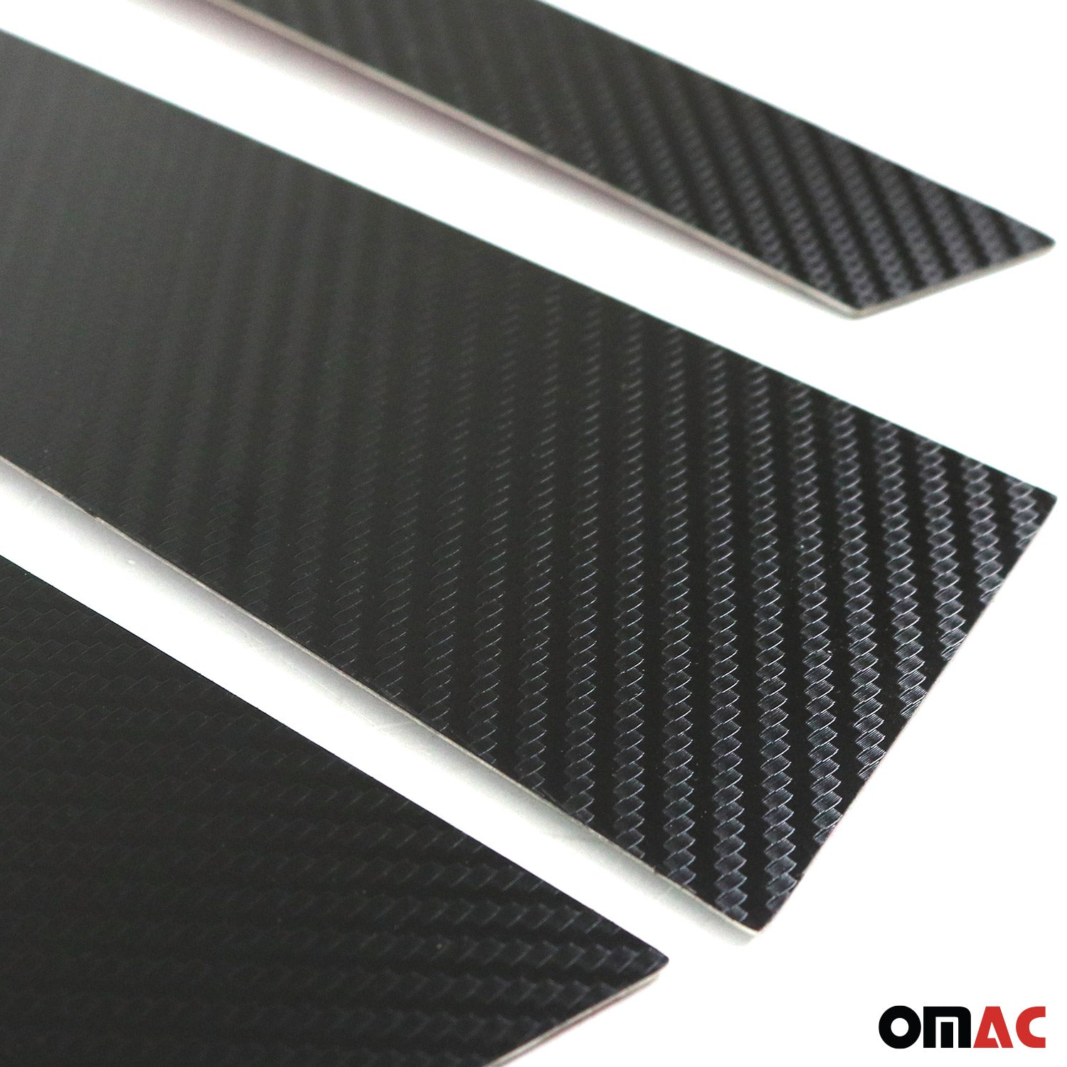 2018-2023 Hyundai Kona Window B Pillar Posts Door Trim Cover Stainless Steel & Foiled