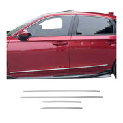2022-2026 Honda Civic 11.gen Sedan & HB Side Door Molding Trim Stainless Steel
