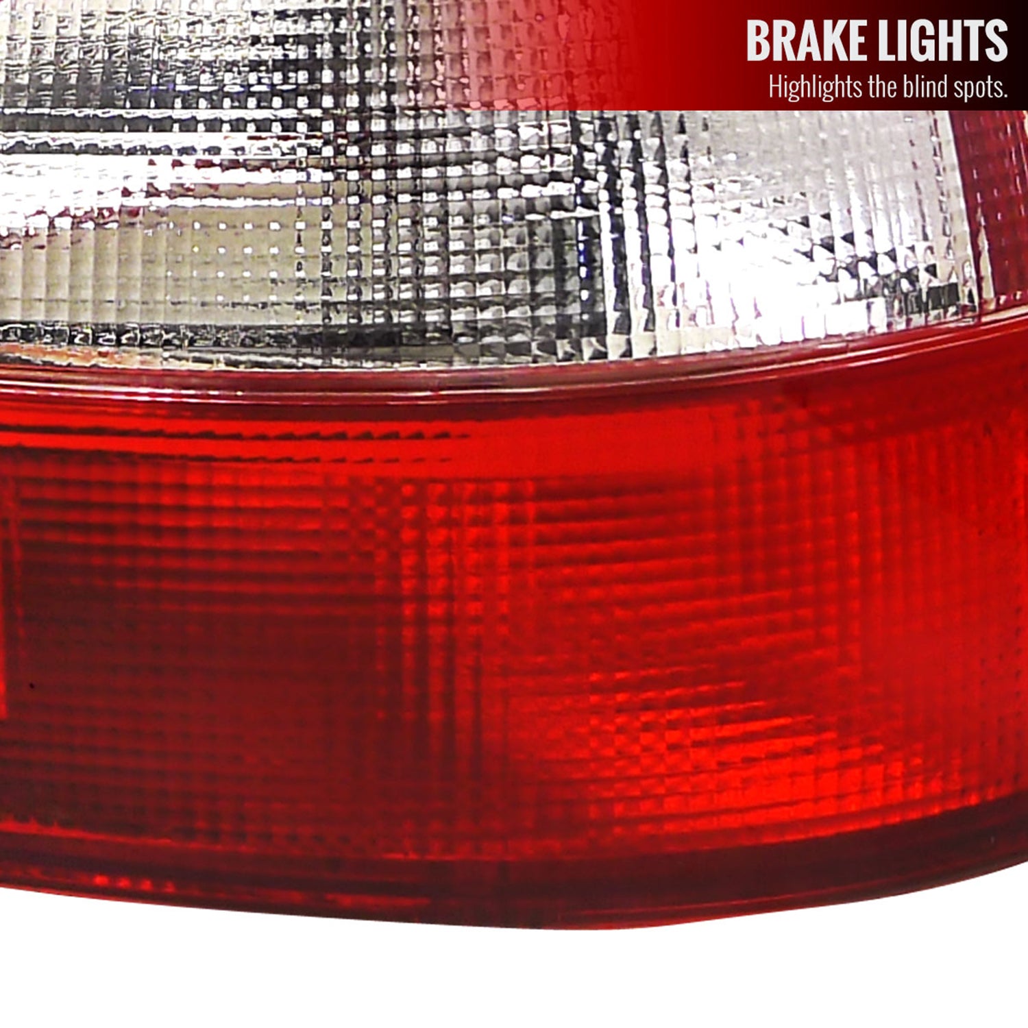 1992-1995 Honda Civic 3DR Hatchback Tail Lights Chrome/Red Clear Lens