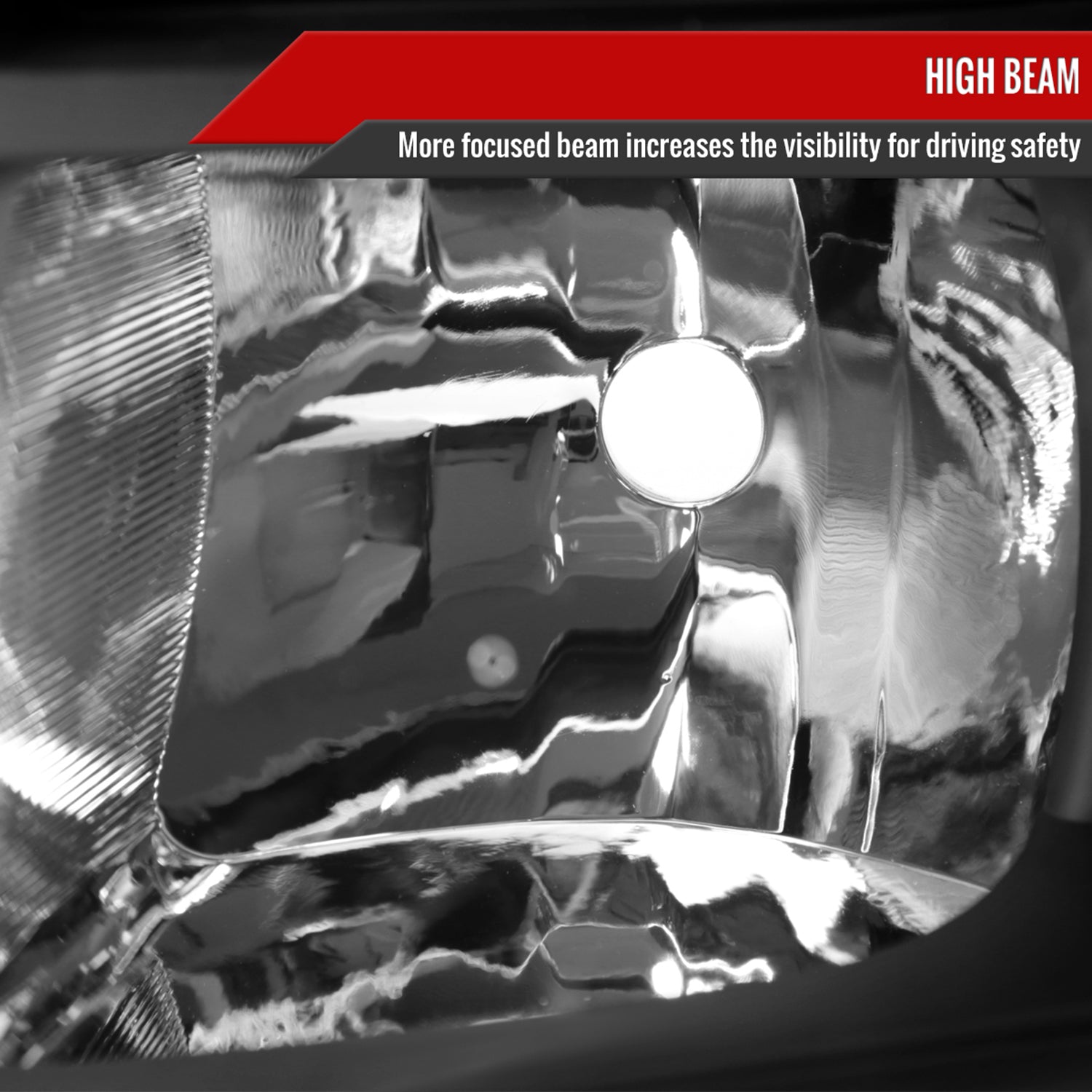 2006-2008 Honda Pilot Projector Style Headlights Matte Black/Clear Lens