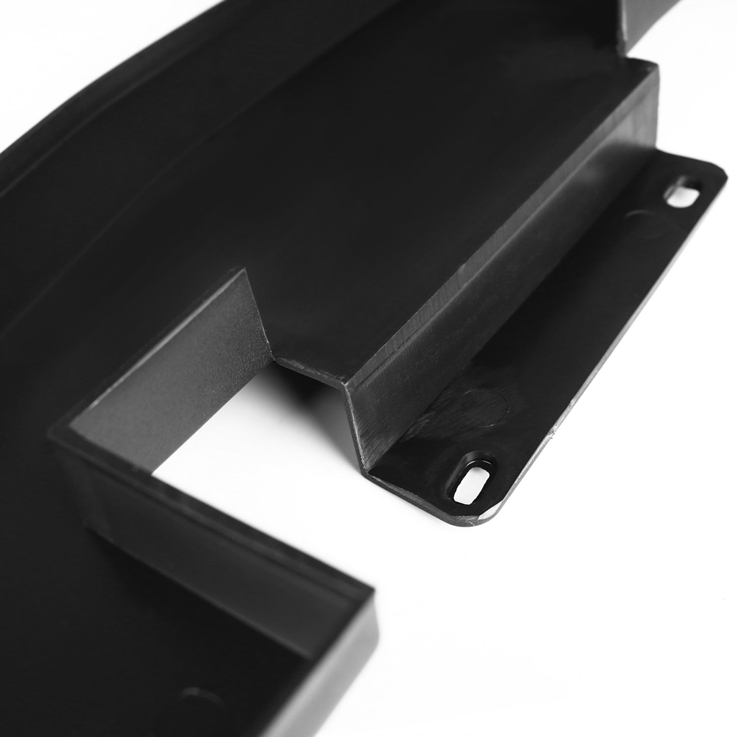 2015-2017 Ford Mustang Black R Style Rear Diffuser w/ Side Valance Panels