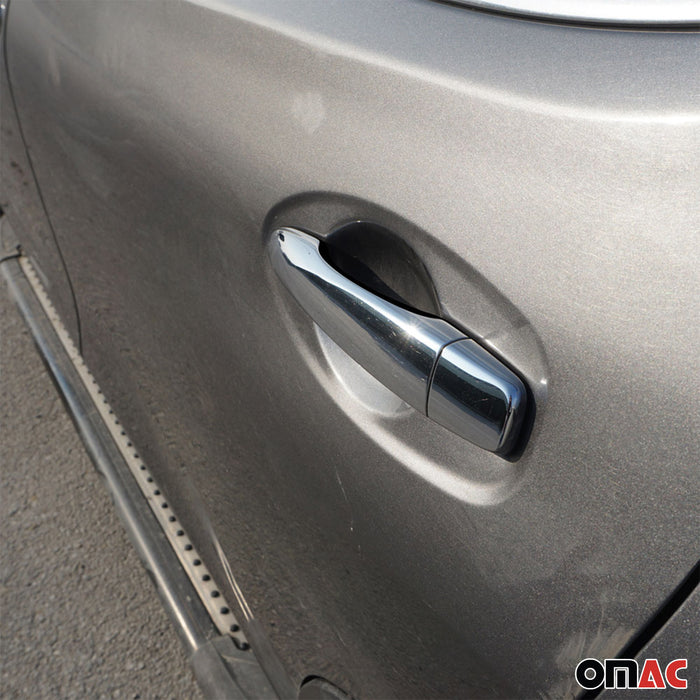 Car Door Handle Cover Protector for Nissan Kicks 2018-2024 Steel Chrome 8 Pcs
