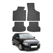 2004-2013 Audi A3 3 Sportback Floor Mats Liners Full Set All Weather Rubber Black