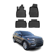 2020-2025 Ford Explorer Premium Floor Mats Liners Full Set All Weather Heavy Duty