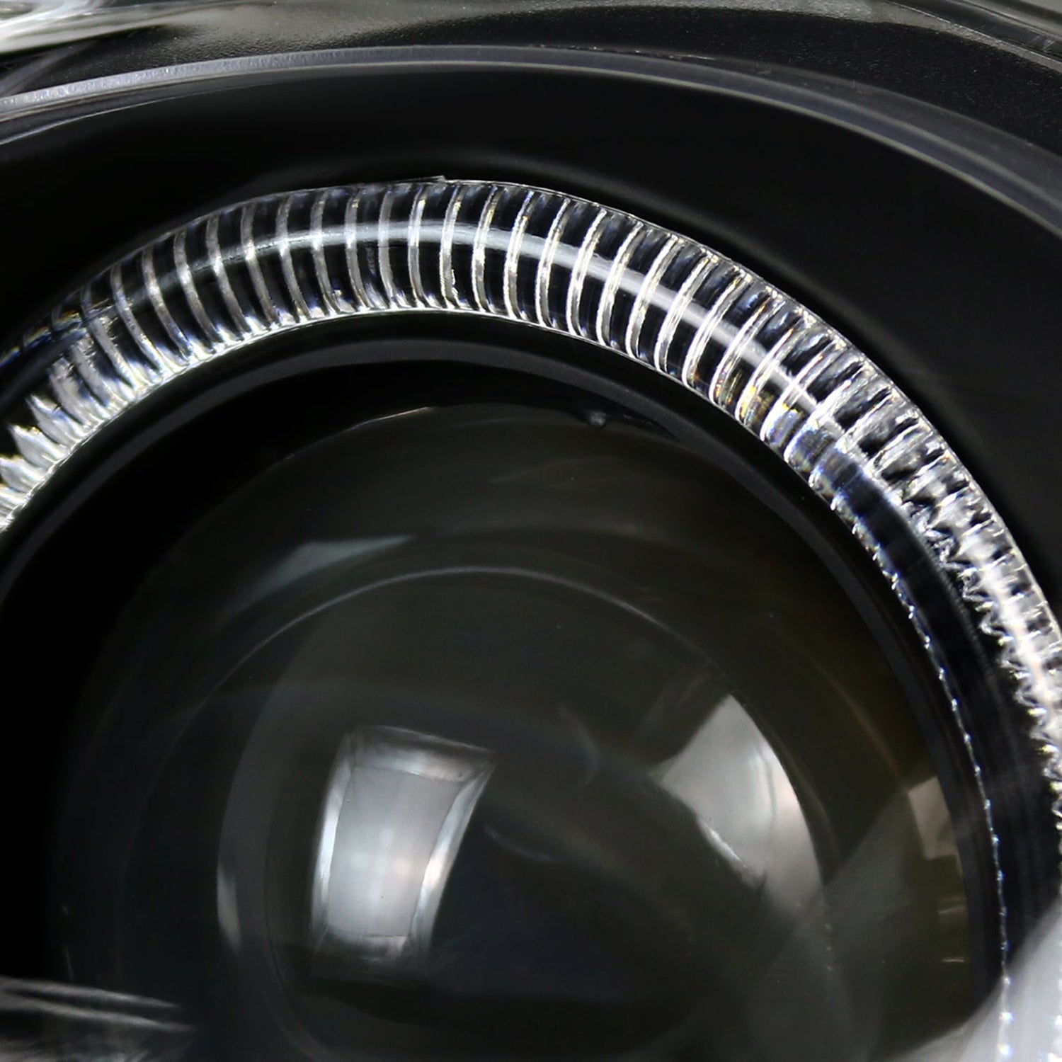 1998-2001 Acura Integra 3/4DR Dual Halo Projector Headlights Matt Black/Clear