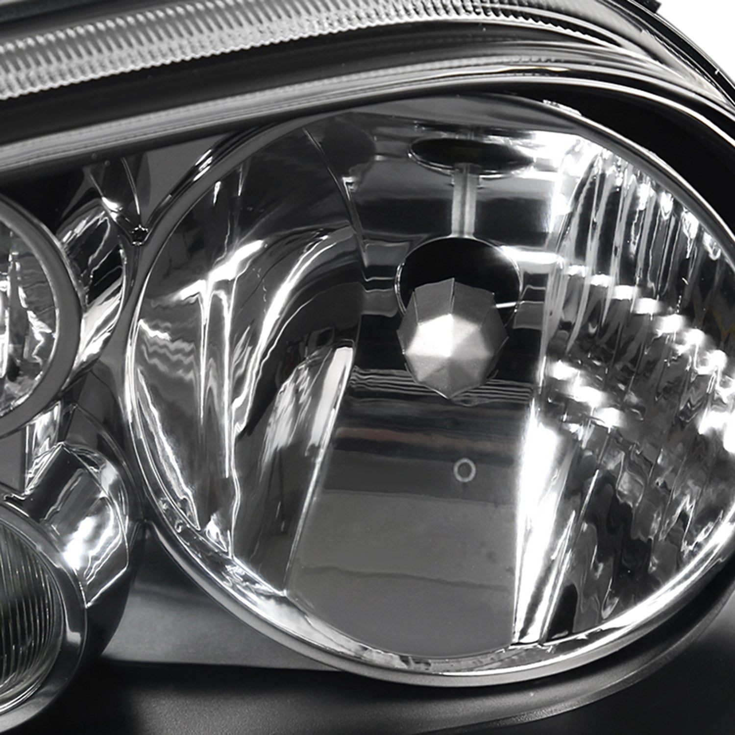 1999-2006 VW Golf Mk4 GTI/R32 Cabrio Factory Style Headlights Matt Black/Clear