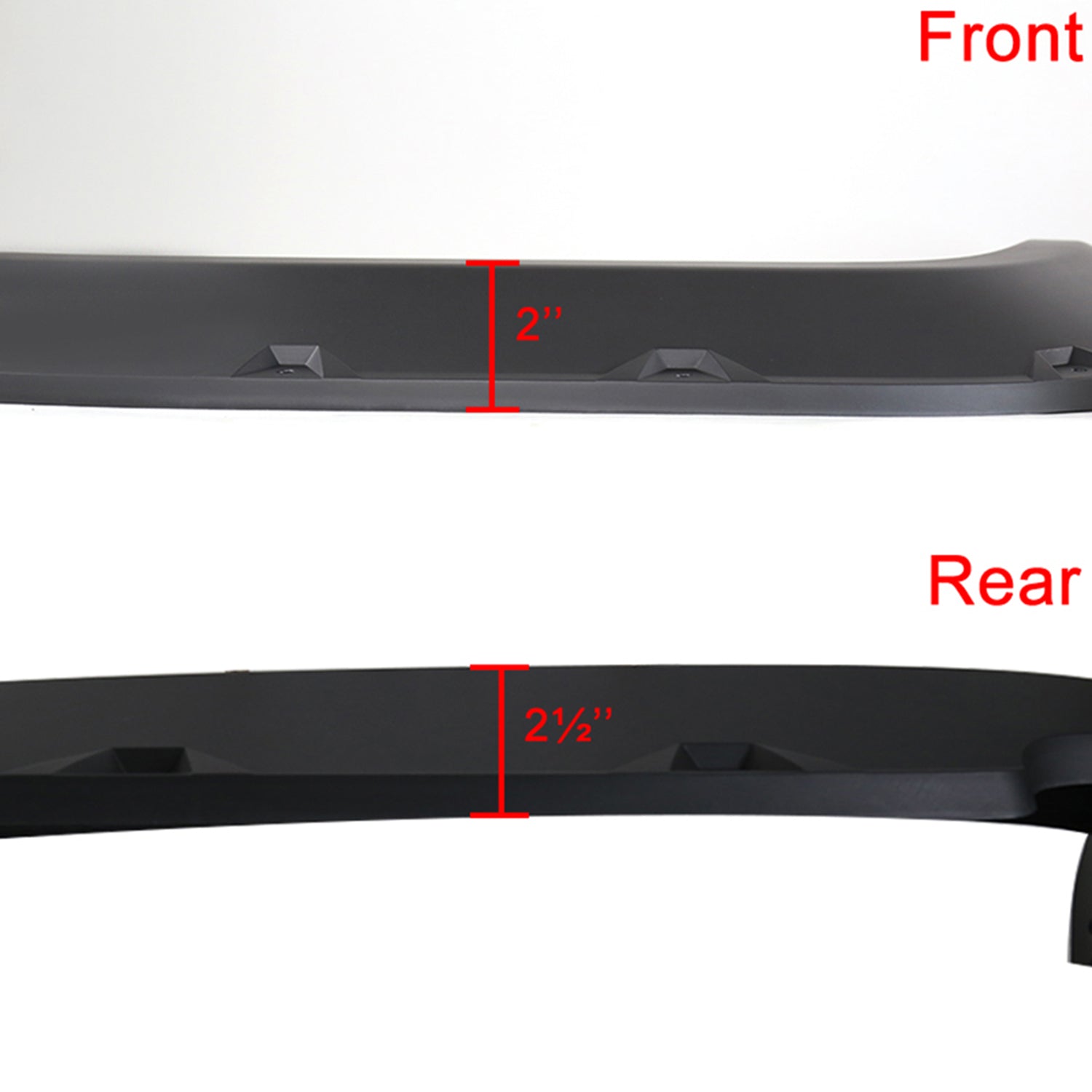 2016-2021 Toyota Tacoma Textured Rivet Style Fender Flares Wheel Protector