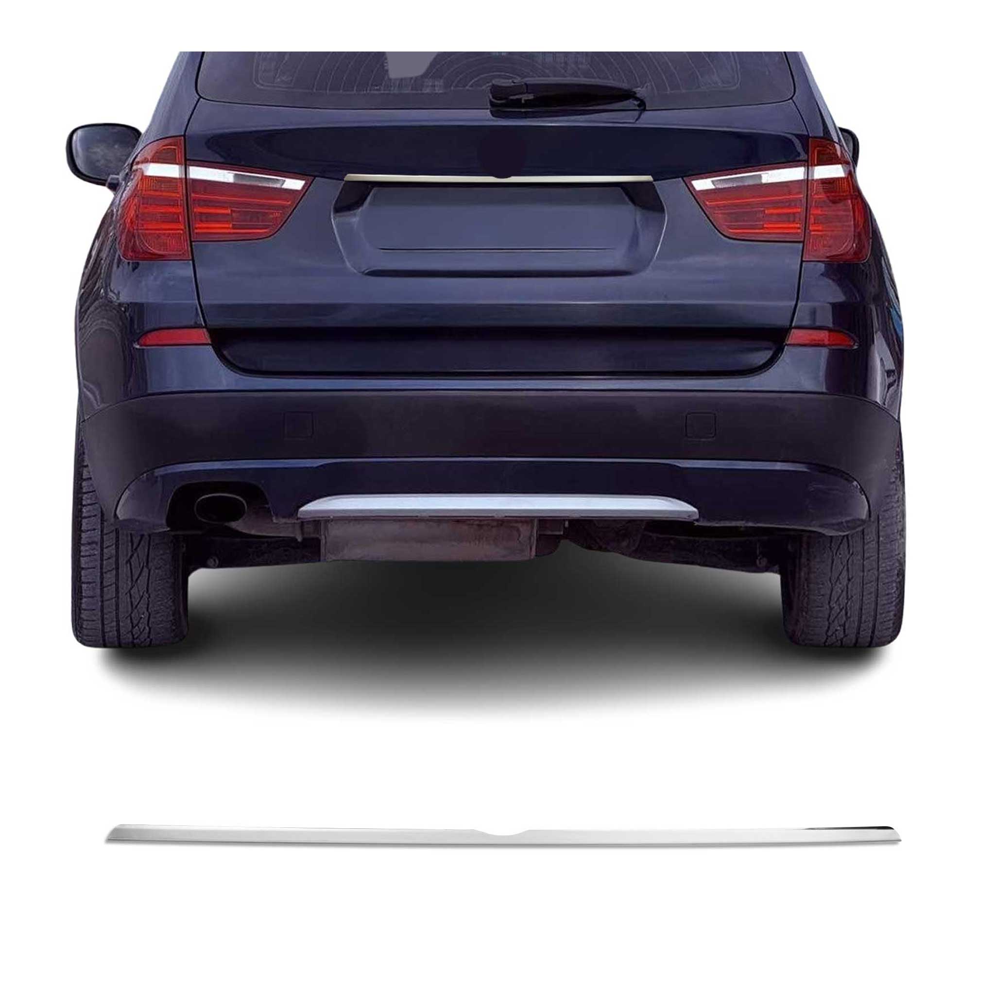 2011-2017 BMW X3 F25 Rear Trunk Tailgate Door Handle Cover Stainless Steel