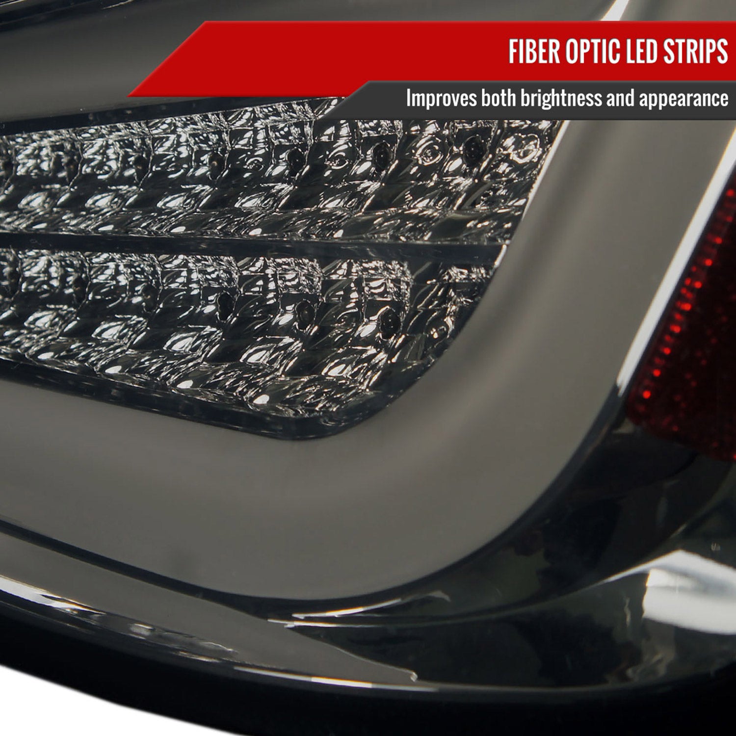 2011-2013 Scion tC LED Tail Lights Chrome Housing/Smoke Lens