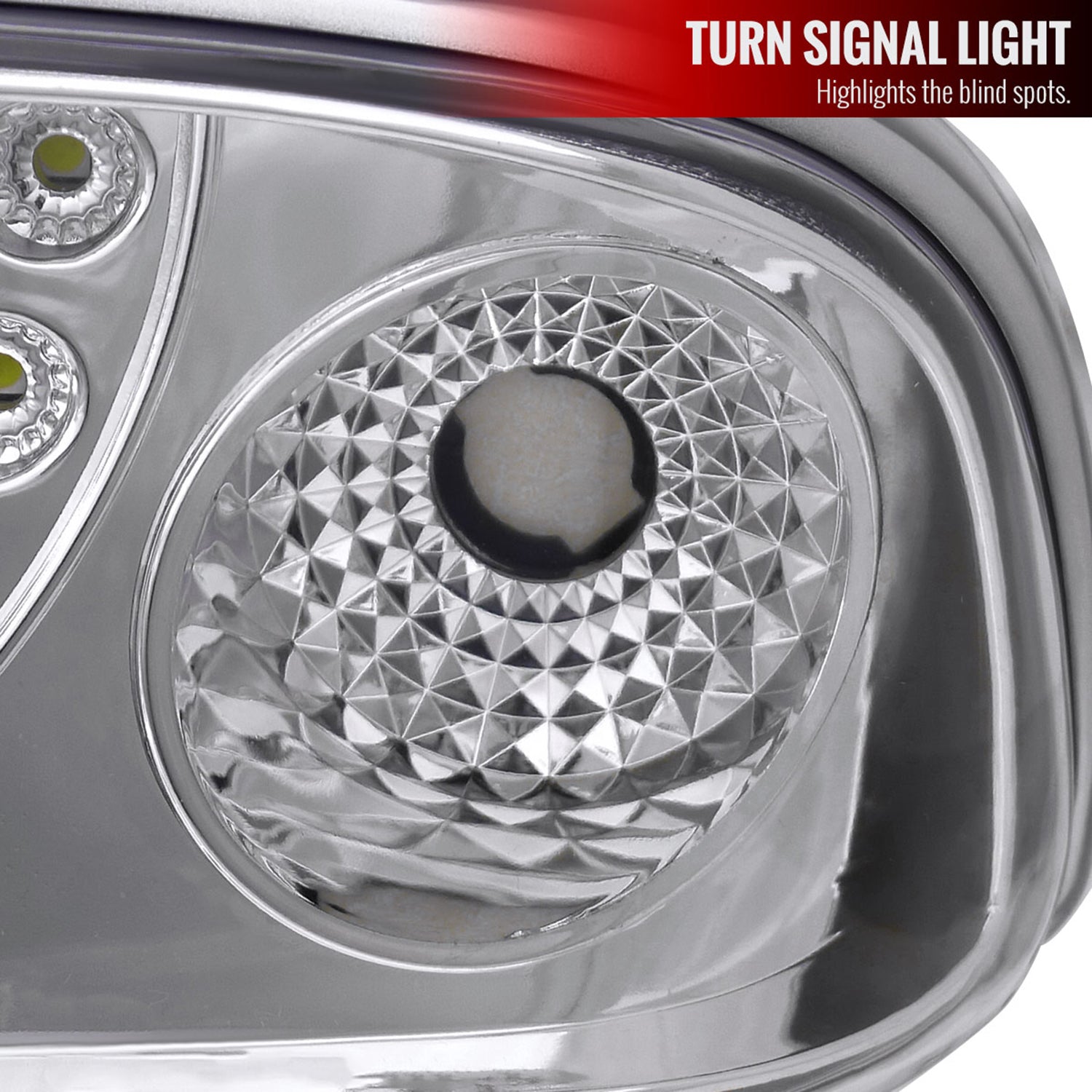 1998-2004 Chevy S10 Dual Halo Projector Headlights Chrome Housing/Clear Lens