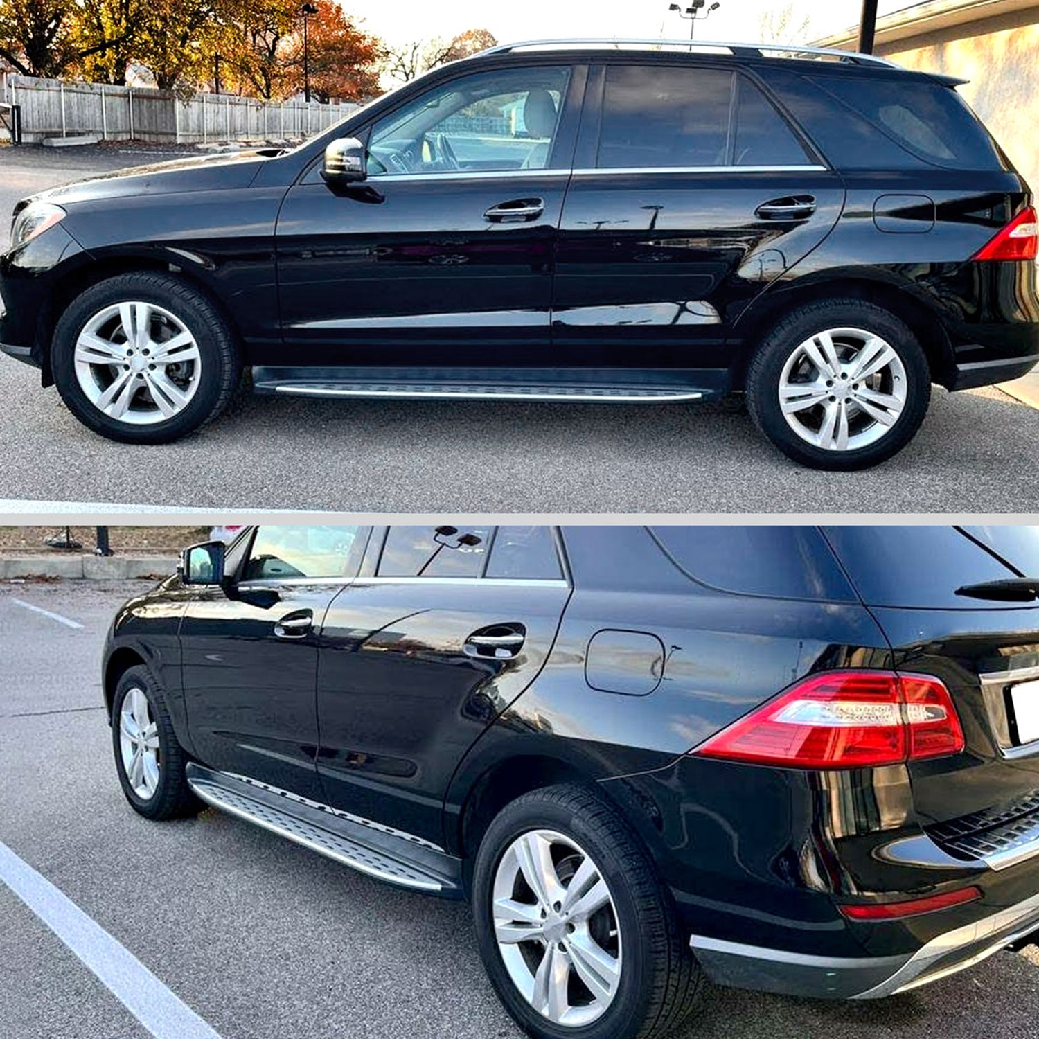 2012-2017 Mercedes Benz W166 ML Class/GLE Class Alu Side Step Running Boards