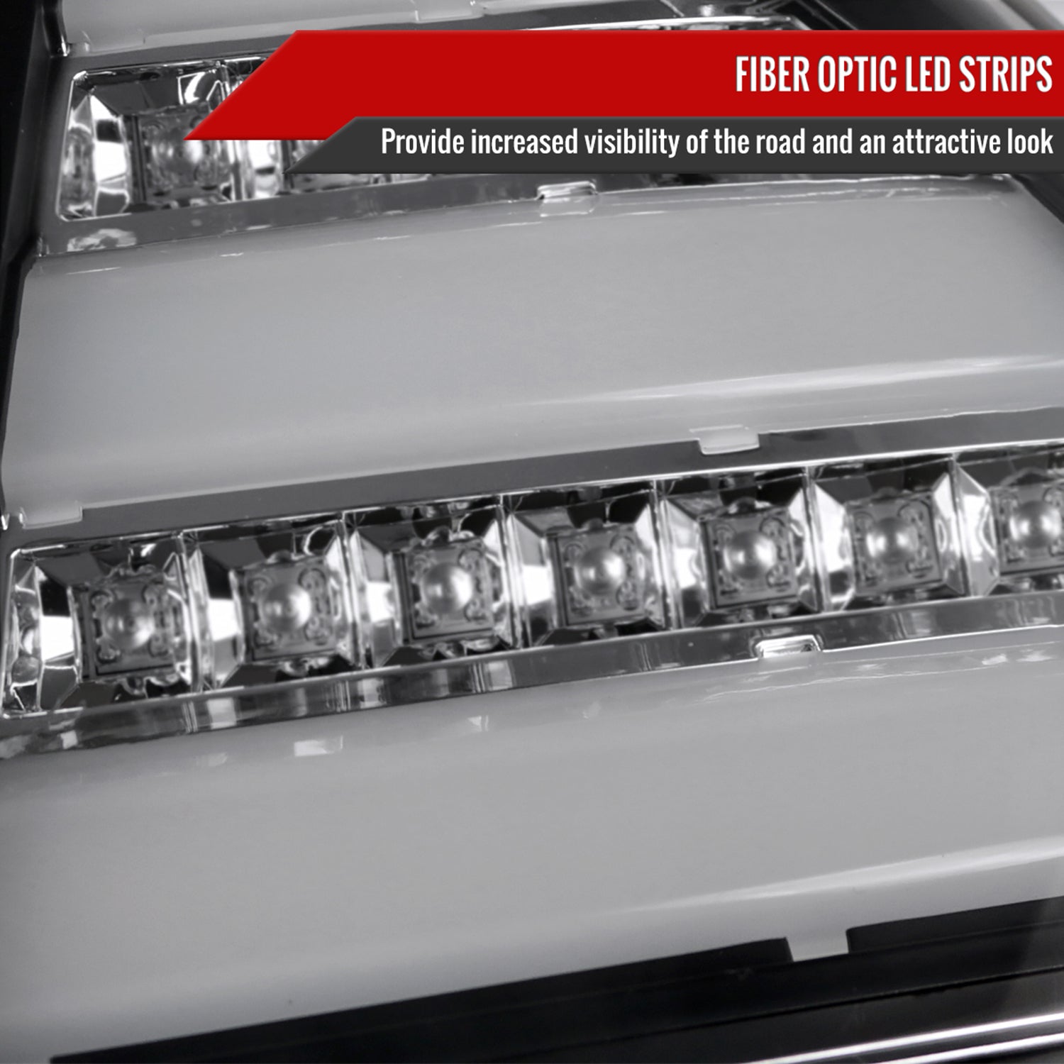 2005-2007 Chrysler 300C LED Tail Lights Matte Black Housing/Clear Lens