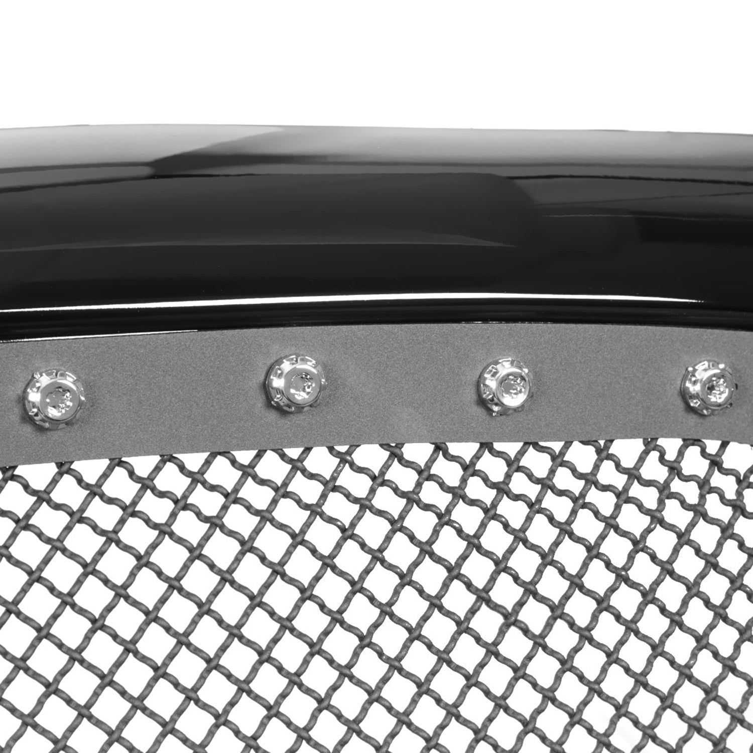 2002-2005 Dodge RAM 1500/ 03-2005 RAM 2500/3500 Glossy Black Mesh Front Grille