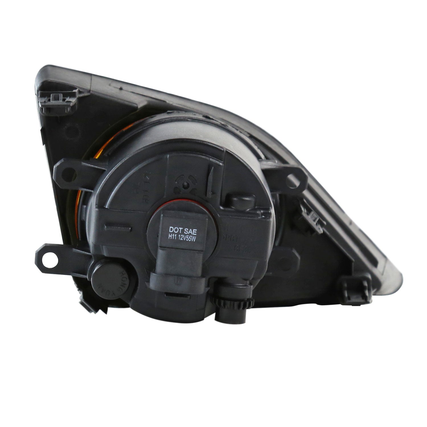 2009-2010 Toyota Corolla H11 Fog Lights Kit Chrome Housing/Yellow Lens