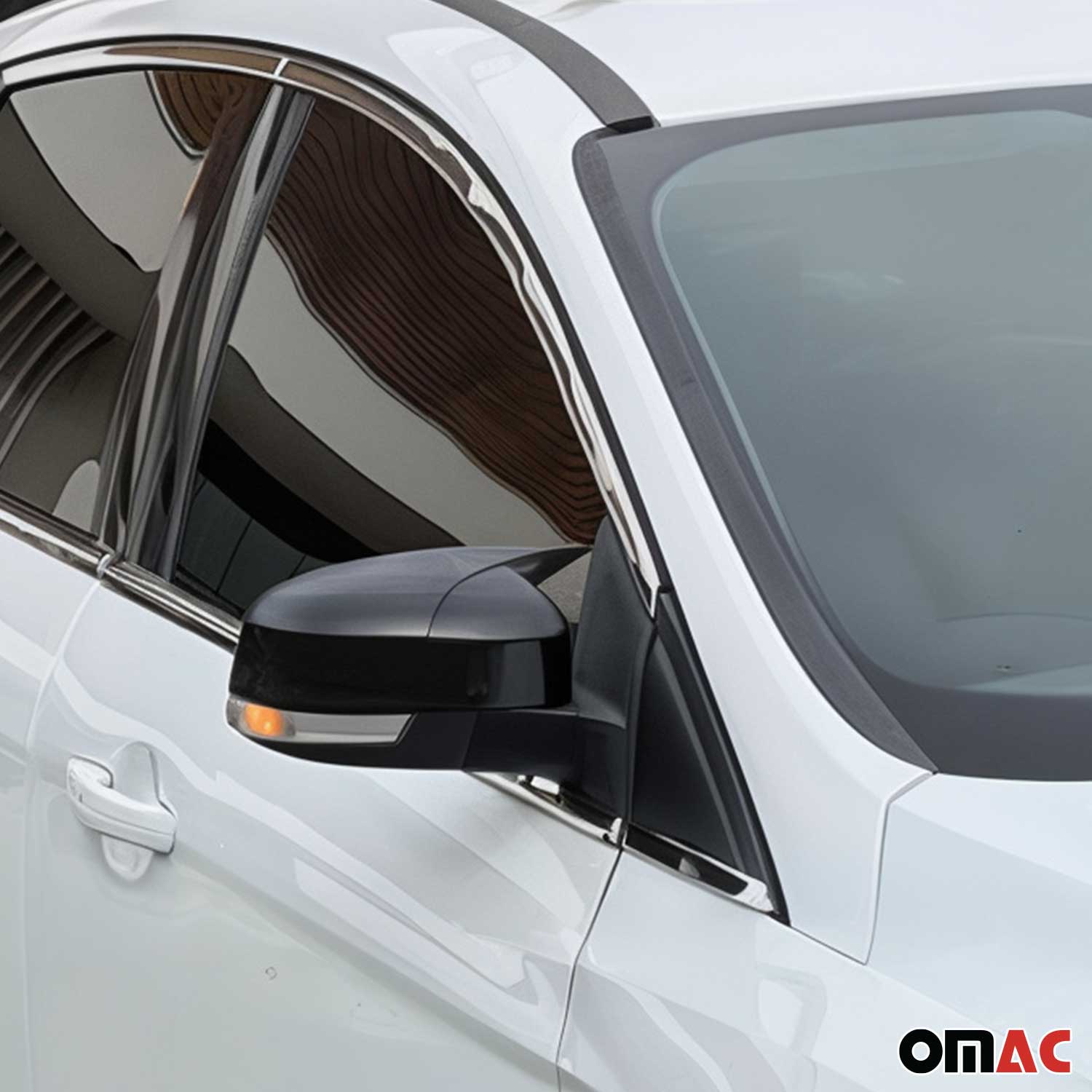 2012-2018 Ford Focus Sedan Window Molding Trim Streamer Stainless Steel