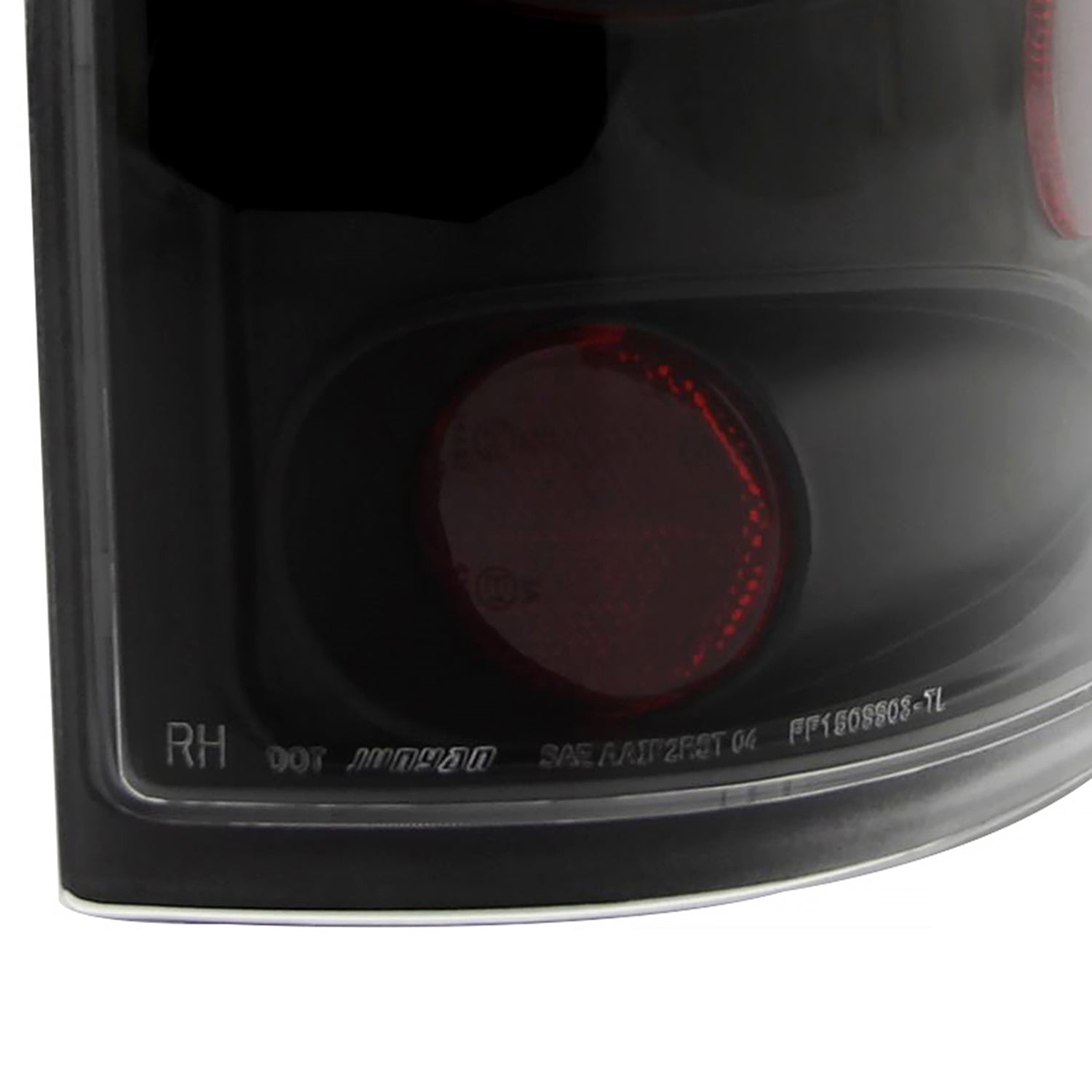 2004-2008 Ford F-150 Styleside Tail Lights Matte Black Housing/Clear Lens