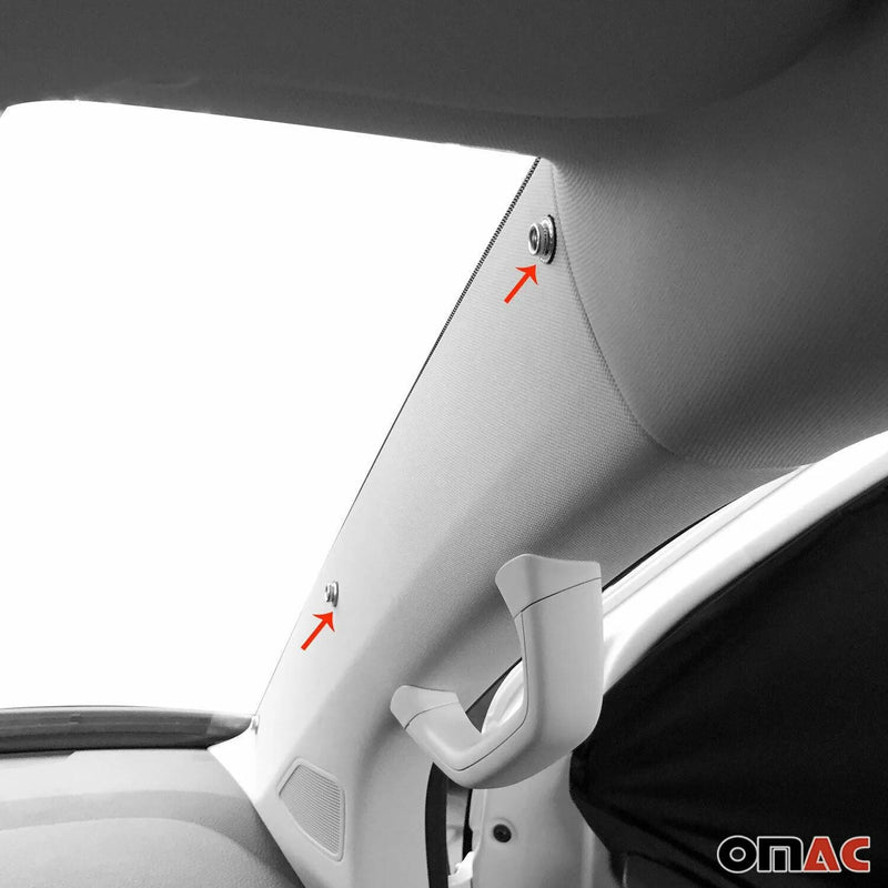 2007-2023 Citroen Jumper Magnetic Window Curtains UV Protection Gray Black