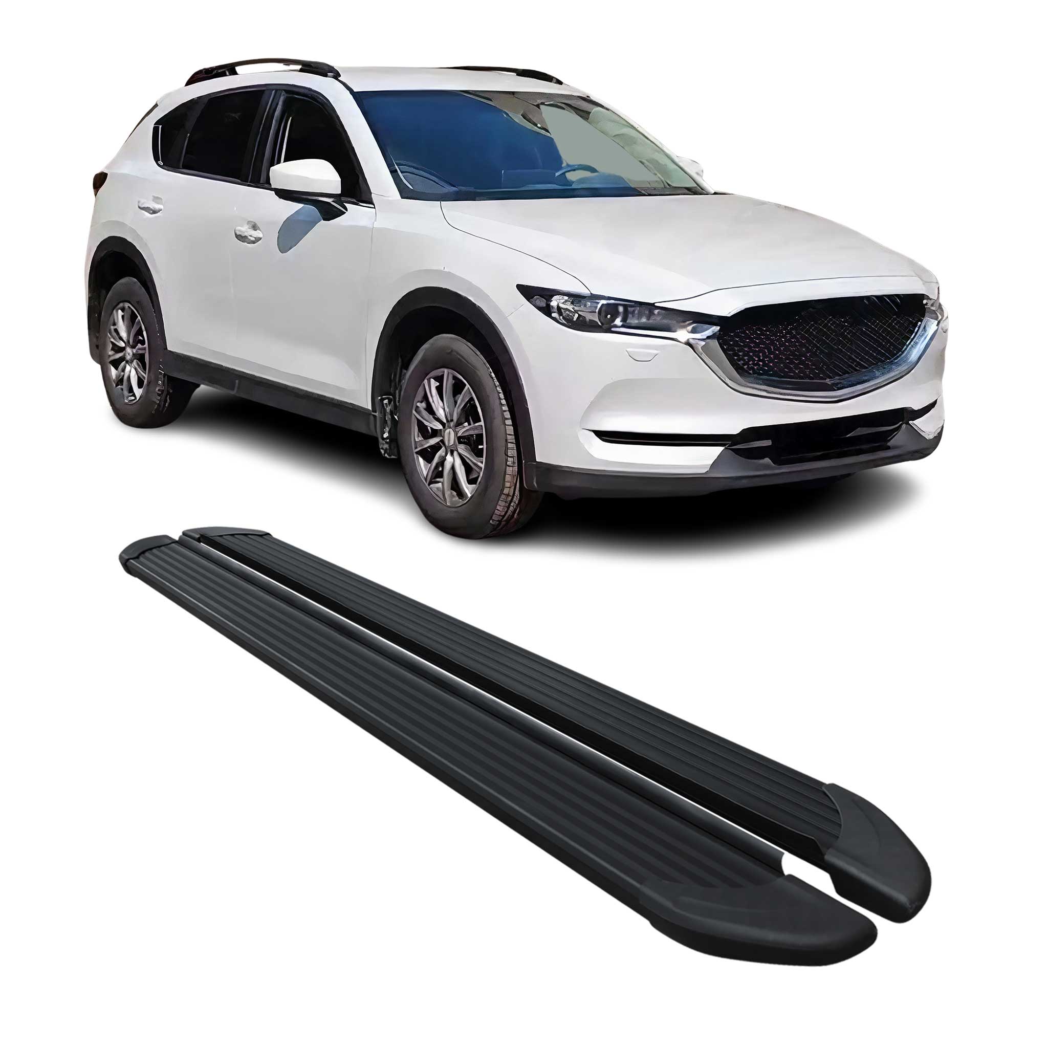2017-2025 Mazda CX-5 Running Boards Side Steps Black