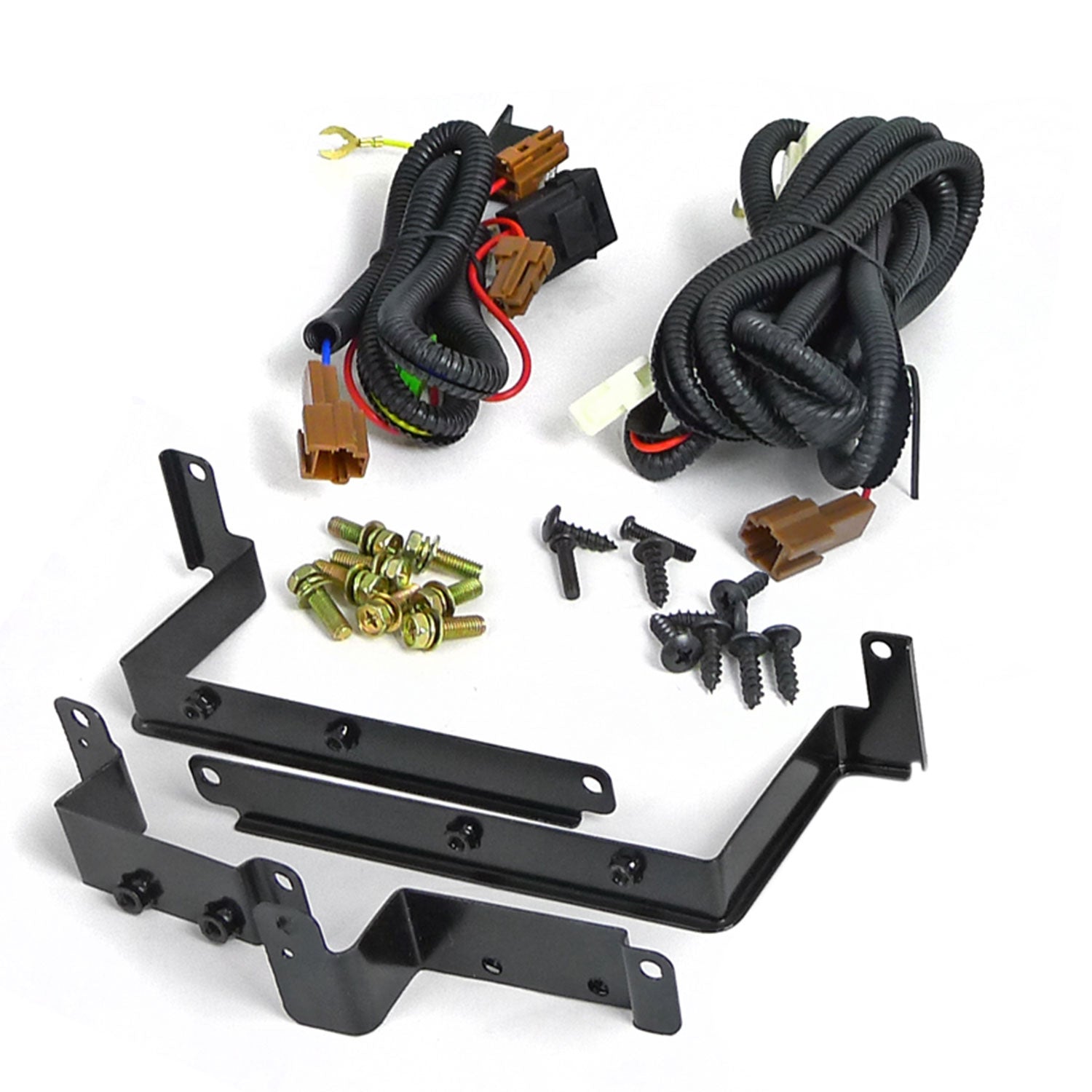 1999-2000 Honda Civic H3 Fog Lights Kit Chrome Housing/Yellow Lens