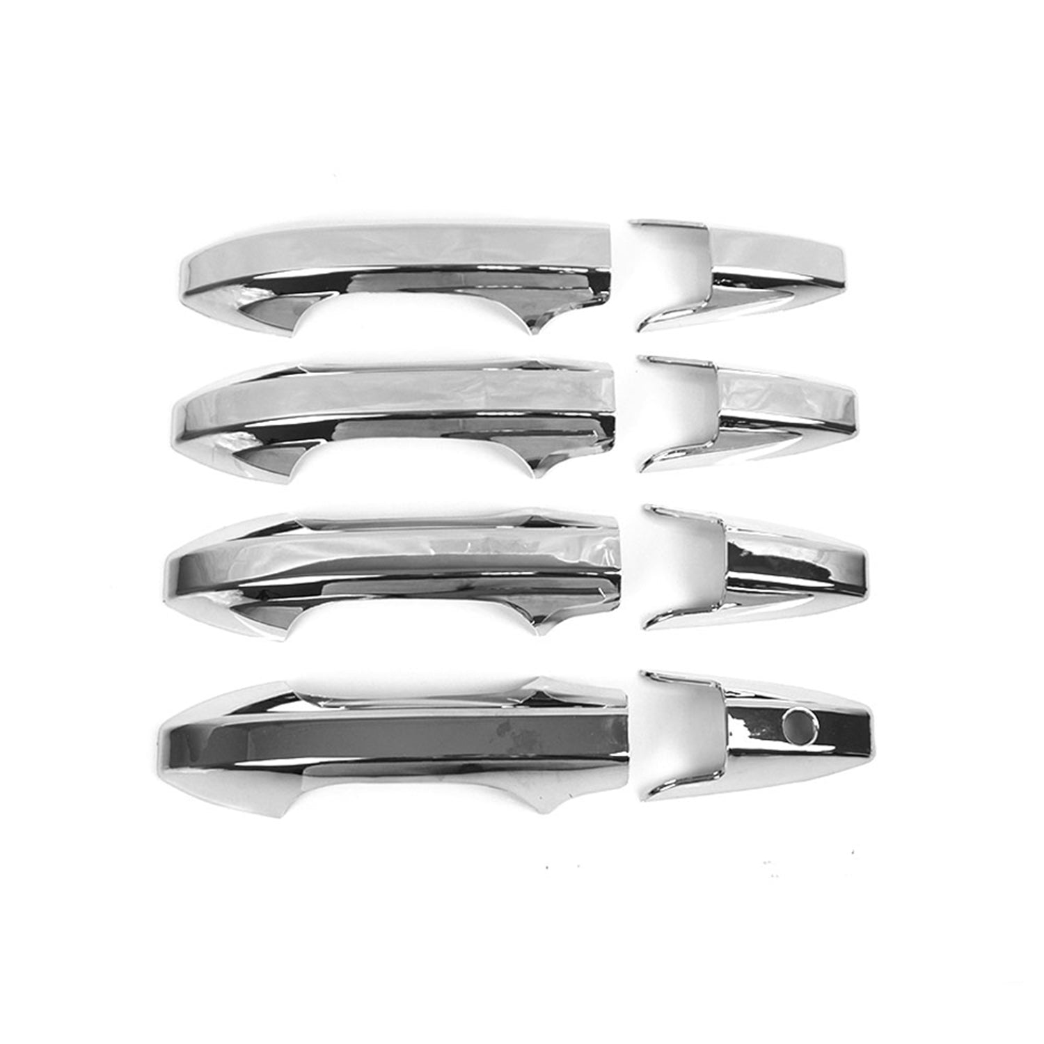 2007-2011 Honda CR-V Car Door Handle Cover Protector Silver Chrome 8 Pcs