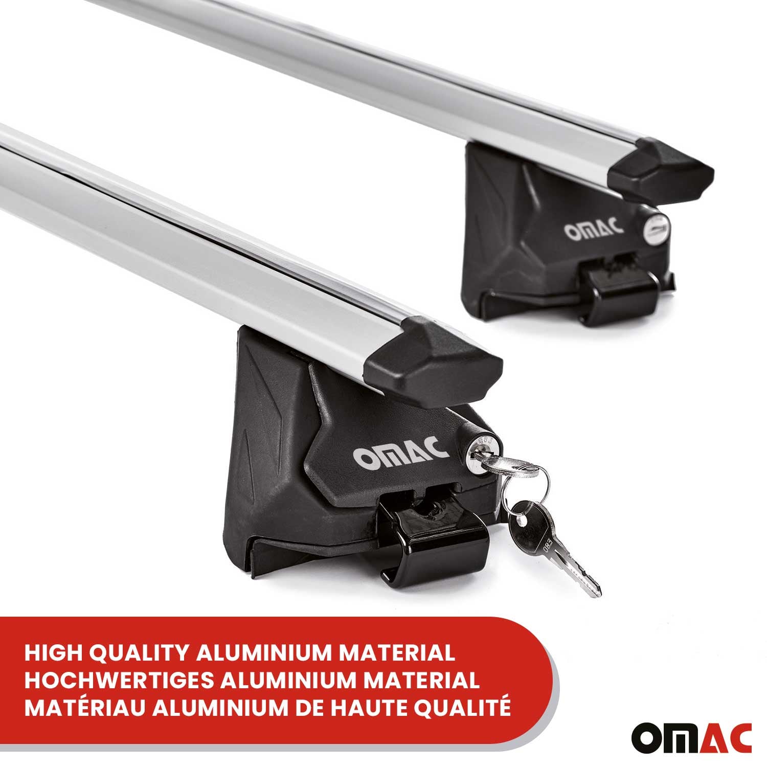 2020-2025 Mazda CX-30 Roof Rack Cross Bars Luggage Carrier Alu Silver 2x