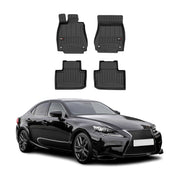 2014-2024 Lexus IS Sedan Premium Floor Mats Liners Full Set All Weather Heavy Duty
