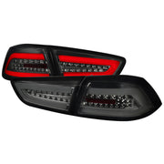 2008-2017 Mitsubishi Lancer / 08-2015 Lancer EVO X LED Tail Lights Chrome/Smoke