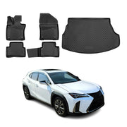 2019-2025 Lexus UX200 UX250h Floor Mats & Cargo Liner Full Set All Weather Black