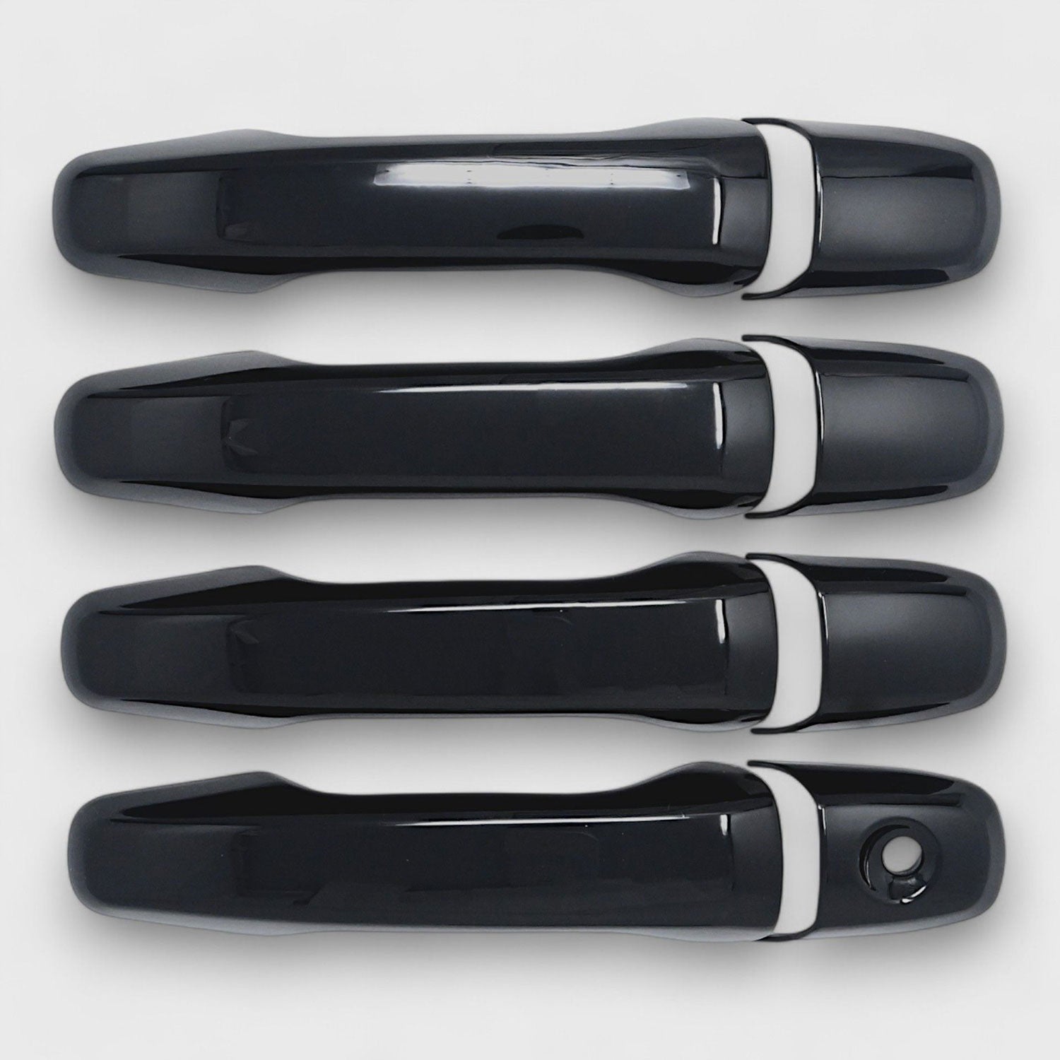 2011-2019 Ford Explorer Door Handle Cover Gloss Black 8Pcs ABS Plastic