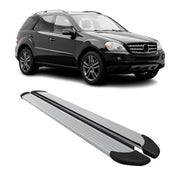 2005-2011 Mercedes M Class W164 Running Boards Side Steps Silver