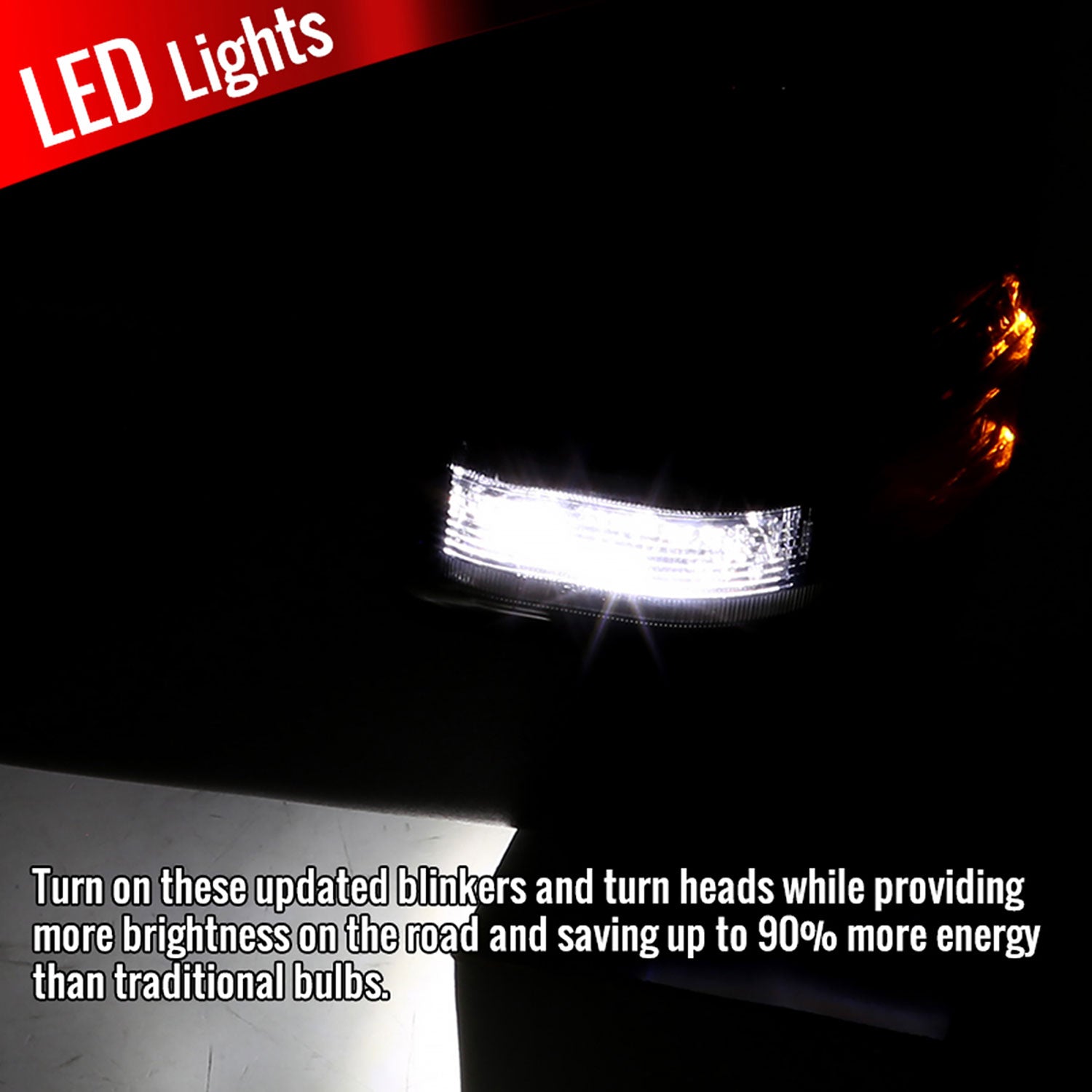 2015-2020 Ford F-150 Heated 8Pin/22Pin Towing Mirrors Smoke & Turn Signal