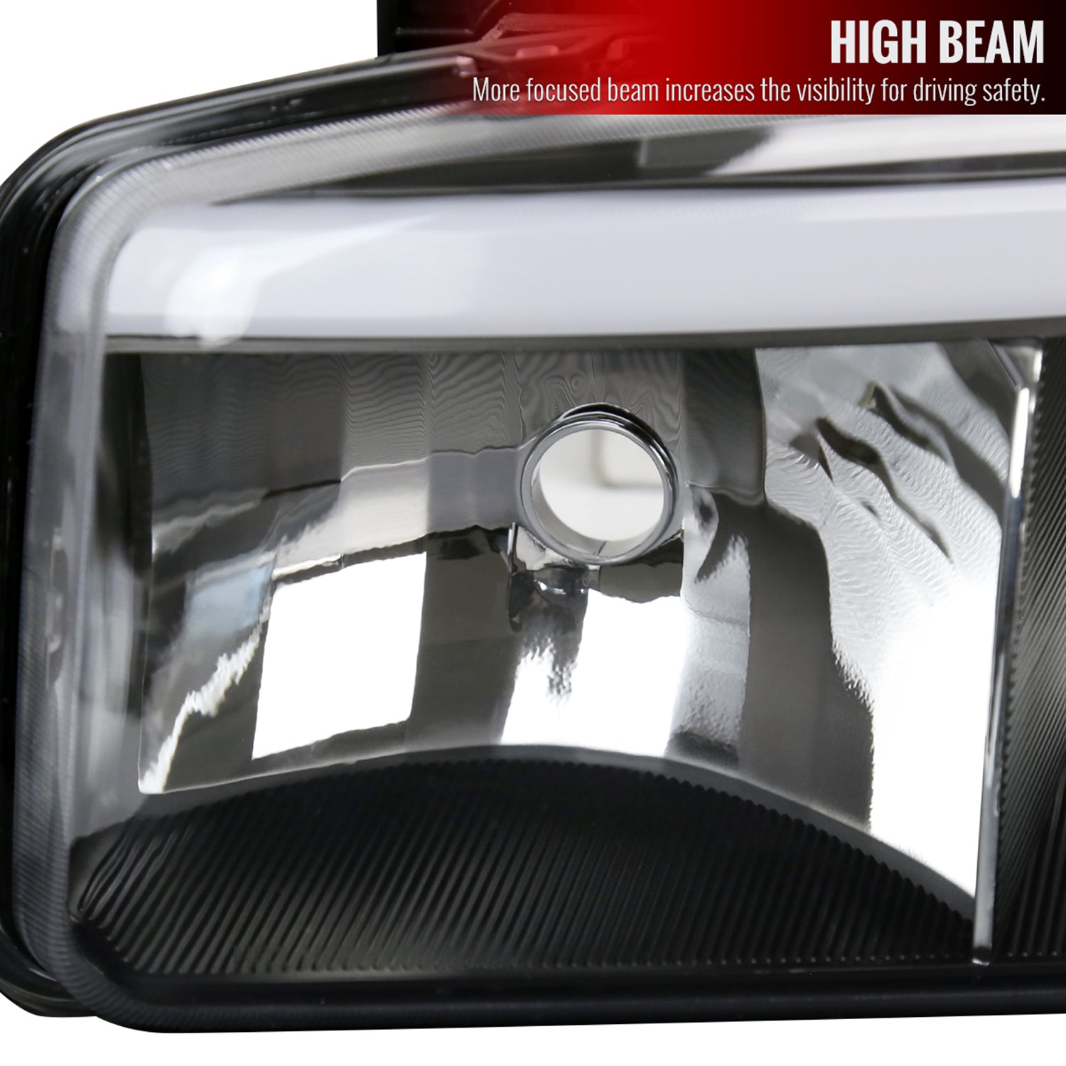 1999-2006 GMC Sierra Sierra Yukon/XL Headlights LED Signal Bumper Lights Black