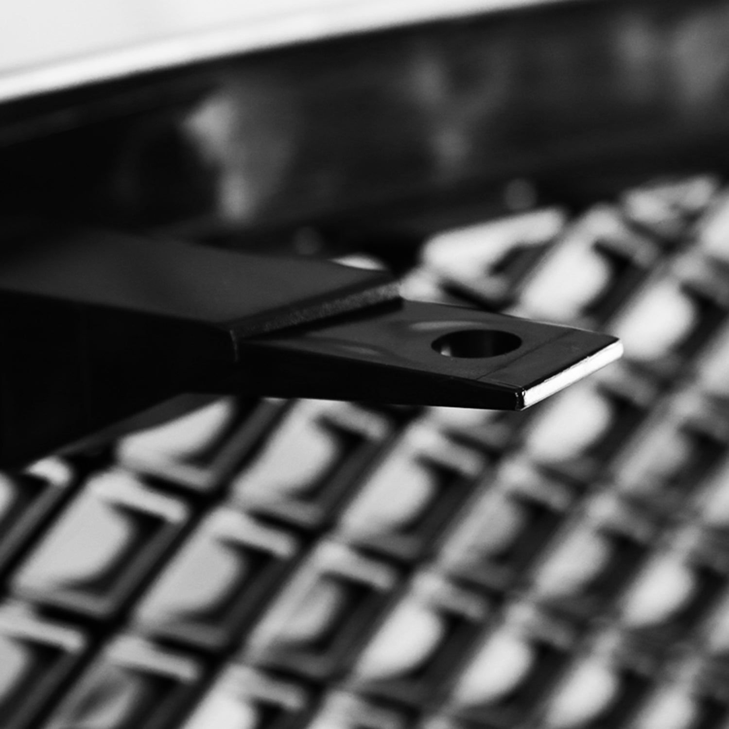 2009-2012 Dodge RAM 1500 Glossy Black ABS Honeycomb Mesh Grille