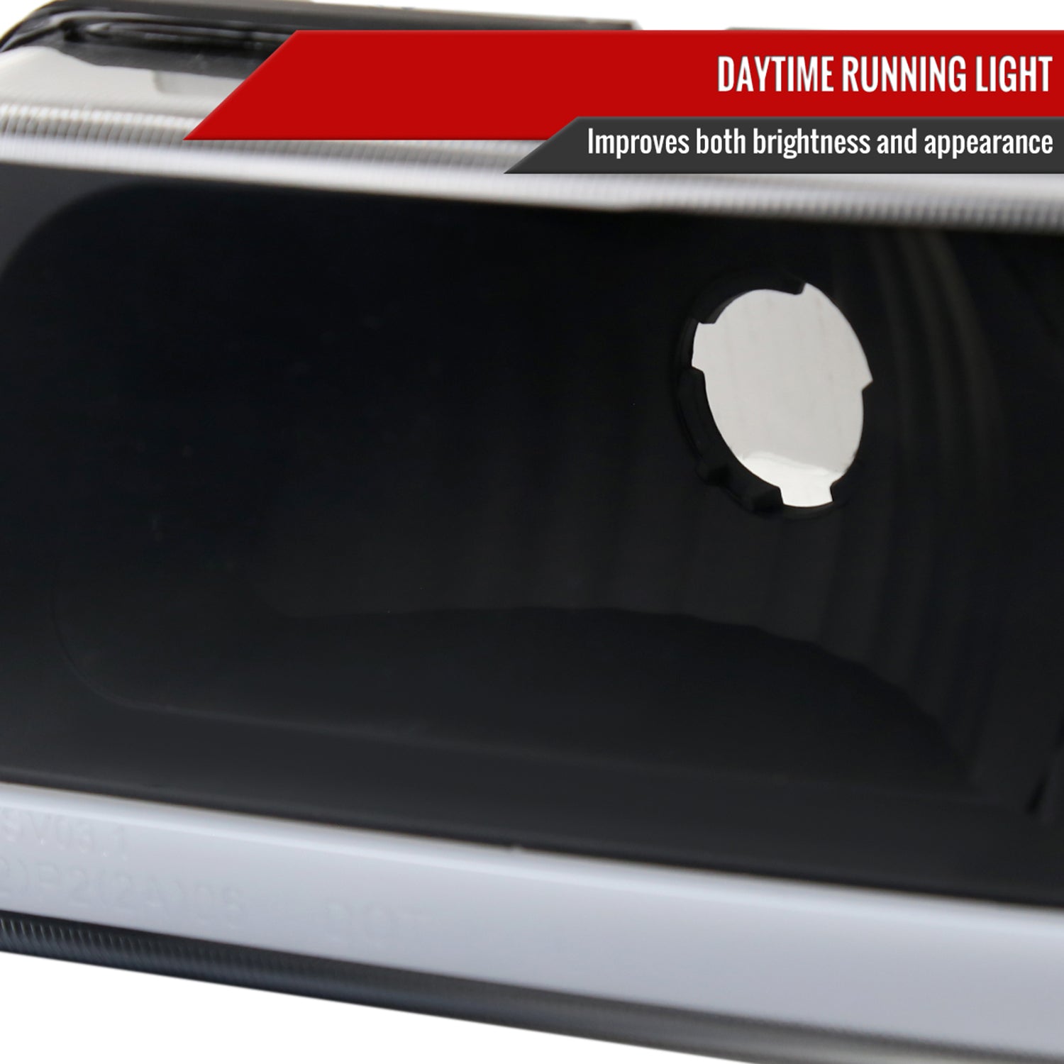 2003-2007 Chevy Silverado /2002-2006 Avalanche LED Bar Factory Headlights Black