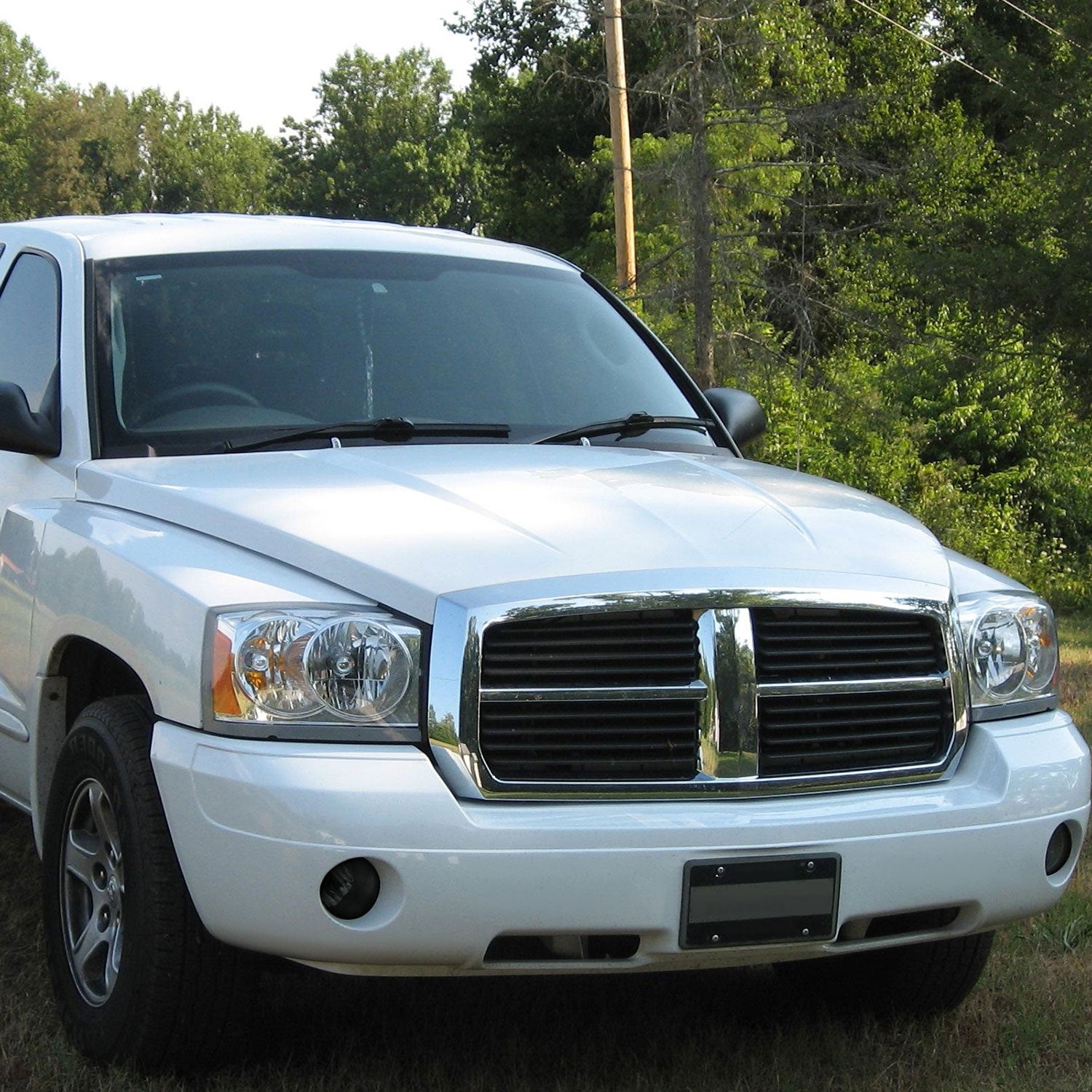 2005-2009 Dodge Dakota Jeep Grand Cherokee H8 Fog Lights Kit Chrome/Smoke Lens