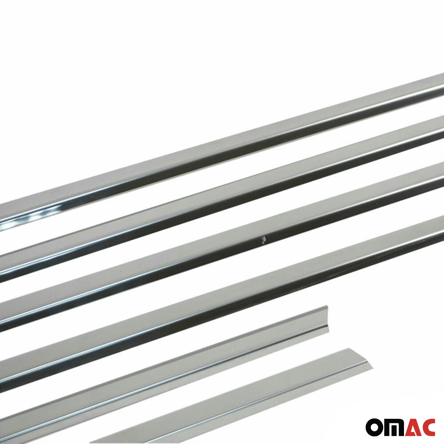 2006-2009 Land Rover Range Rover Sport Window Molding Trim Stainless Steel Silver 6x