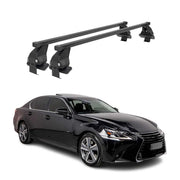 2013-2020 Lexus GS 300 350 450h Roof Rack Cross Bars Black