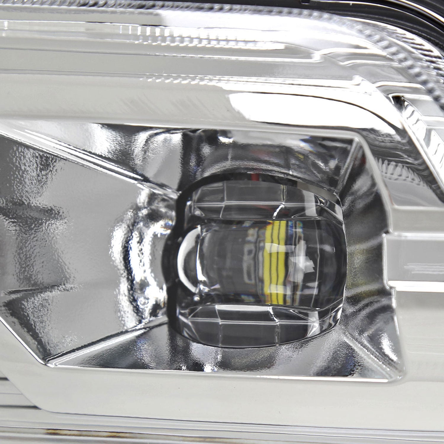 2019-2022 Chevy Silverado 1500 LED Fog Lights Kit Chrome Housing/Clear Lens