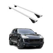 2003-2010 Porsche Cayenne Roof Rack Cross Bars Silver